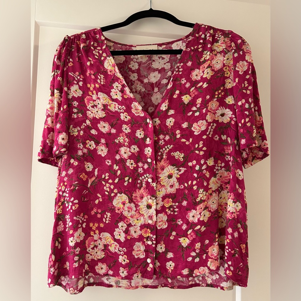 Sezane Dira Blouse in the color Minorca